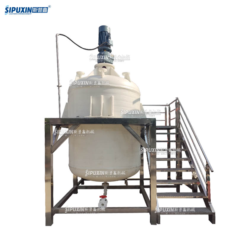 Sipuxin 3000L PP Mixing Tank Anti-corrosion Making Machine for Toilet Cleaner Products
